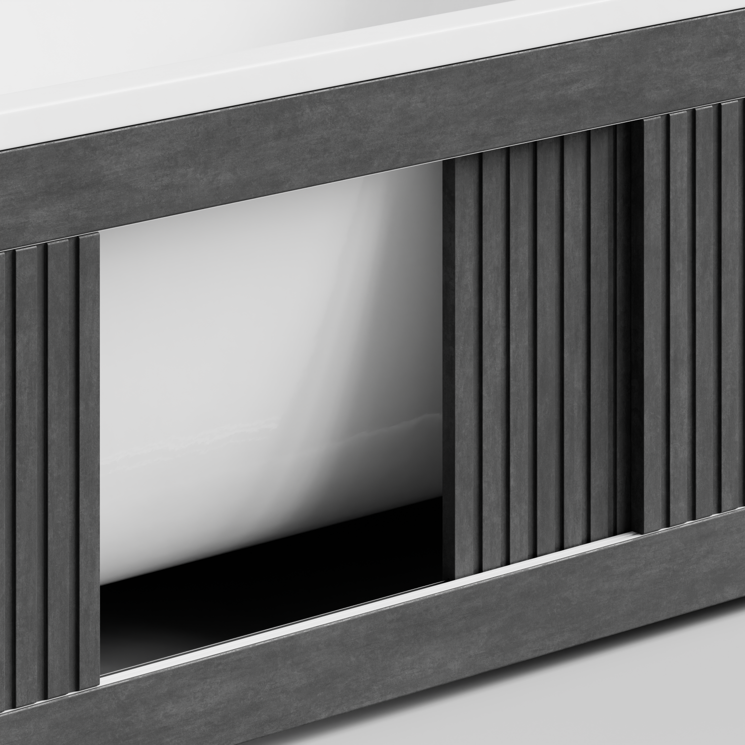 Экран под ванну Vod-ok Тач 170 раздвижной Серый камень