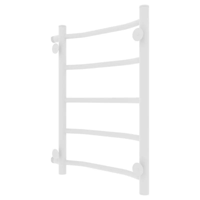 Полотенцесушитель водяной Laris Виктория П5 400х600 МЦ-1 боковой, белый матовый