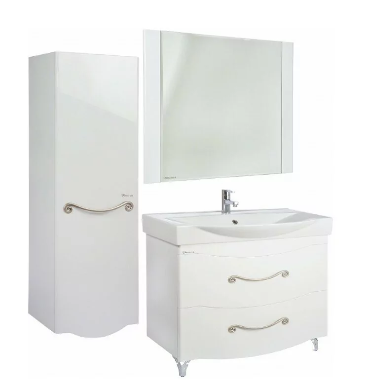 Зеркало Bellezza Сесилия 105 белый