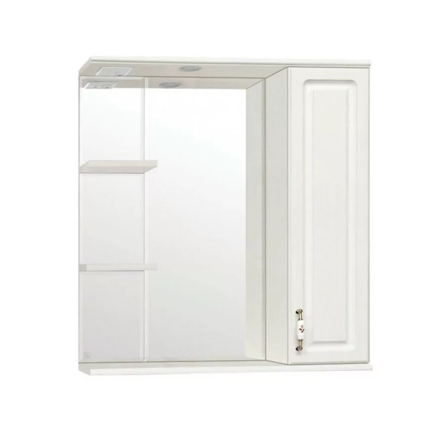 Мебель для ванной Style Line Олеандр-2 75 комплект, напольный, рельеф пастель