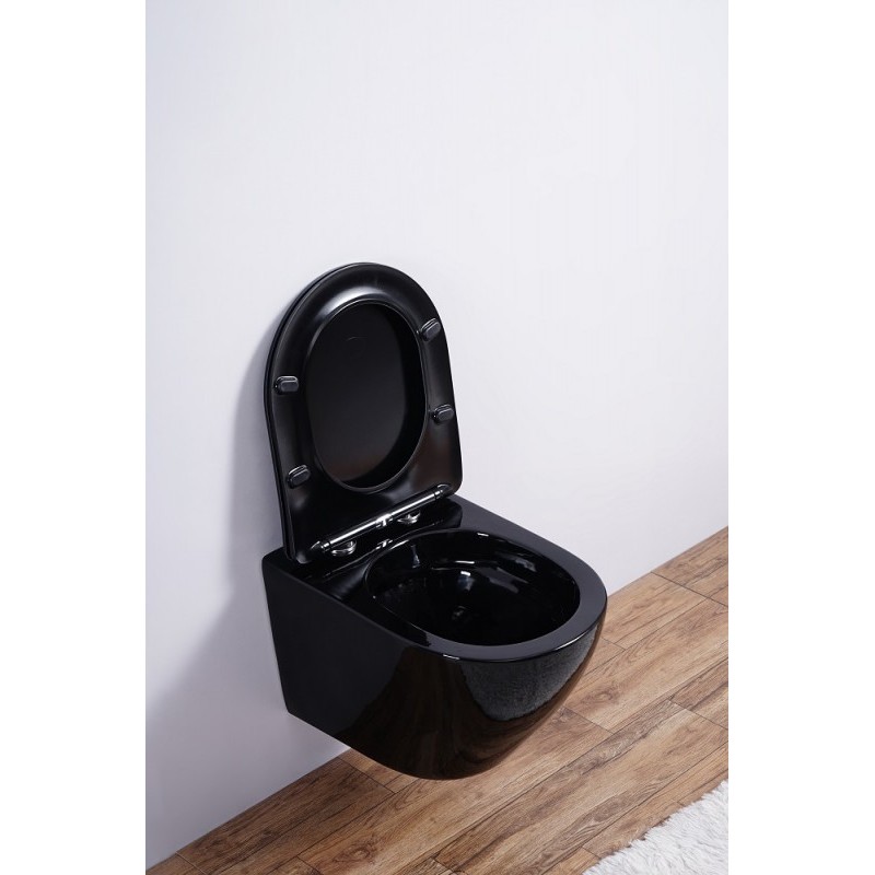 Унитаз подвесной Esbano AZALEA (Black) 480x365x360