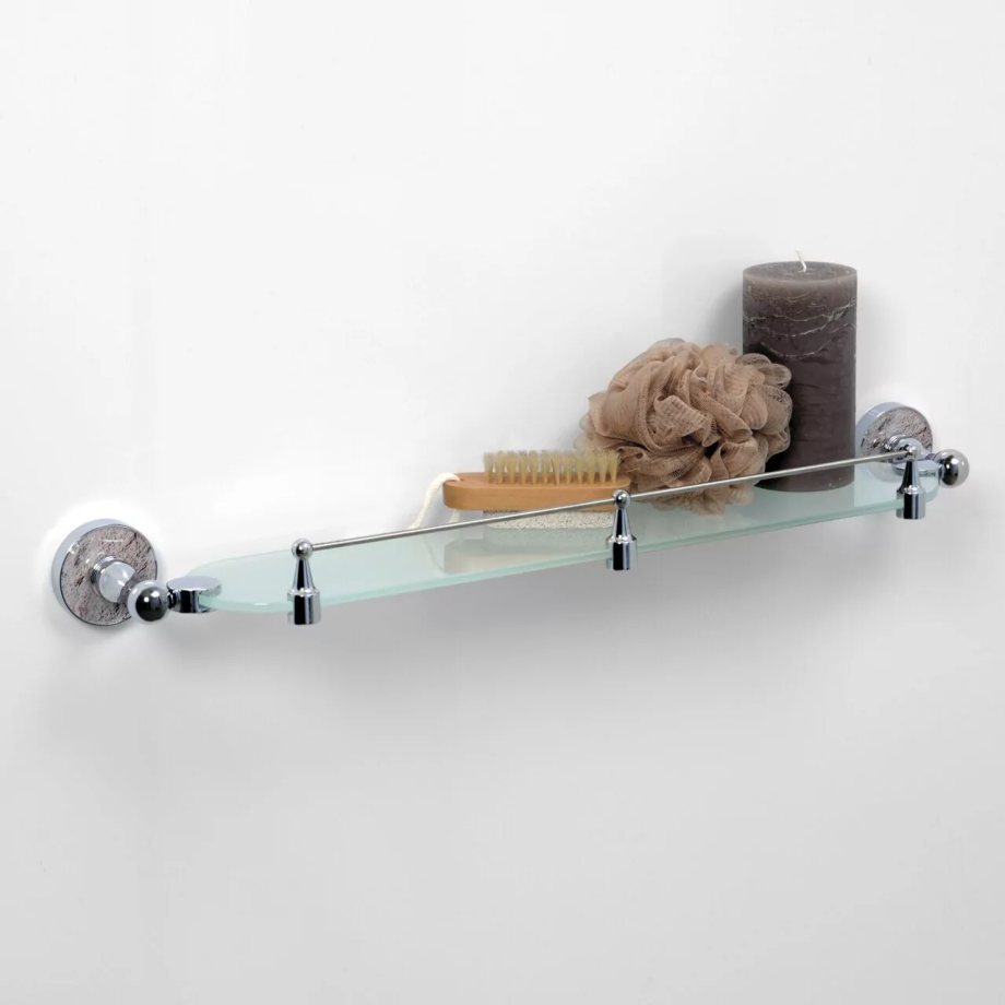 Полка WasserKraft Nau K-7744 хром, декор