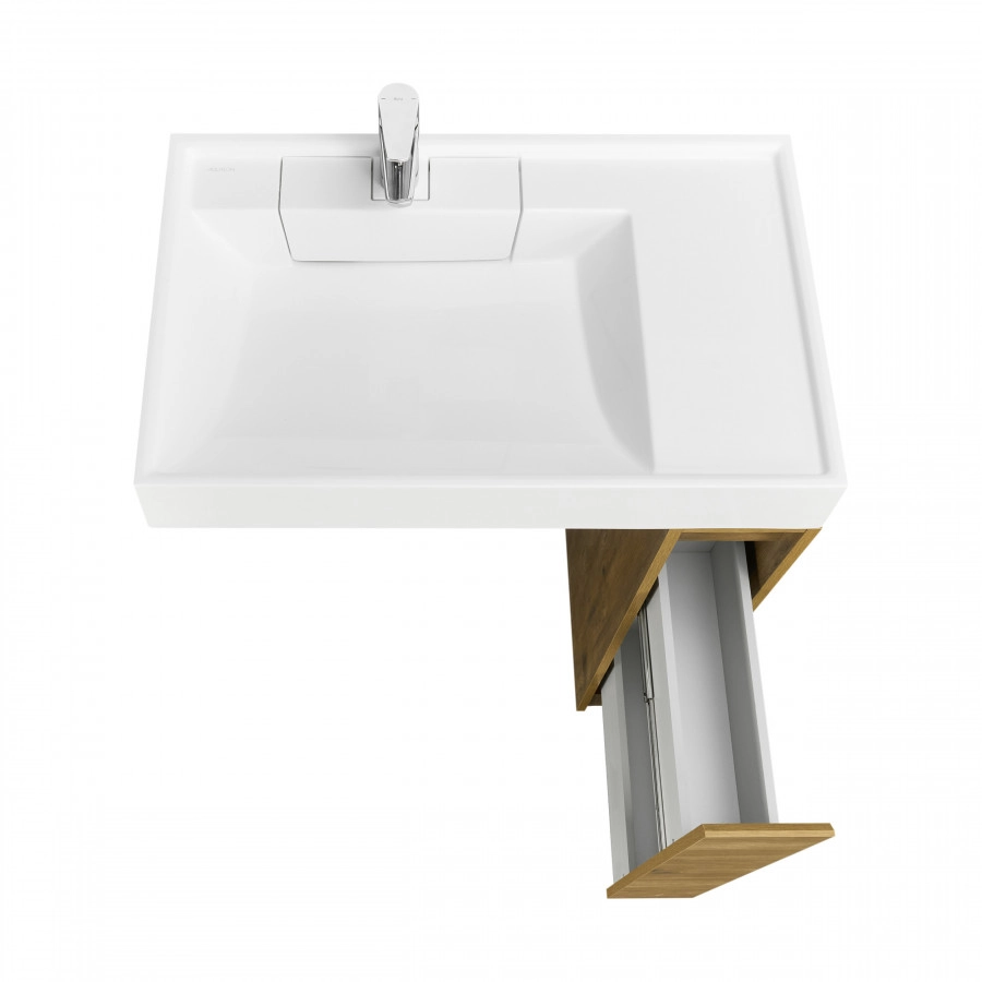 Тумба под раковину AQUATON Лондри 20 Дуб Рустикальный