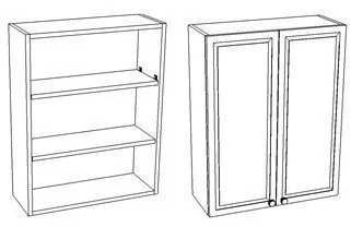 Шкаф навесной Corozo Классика 55 белый