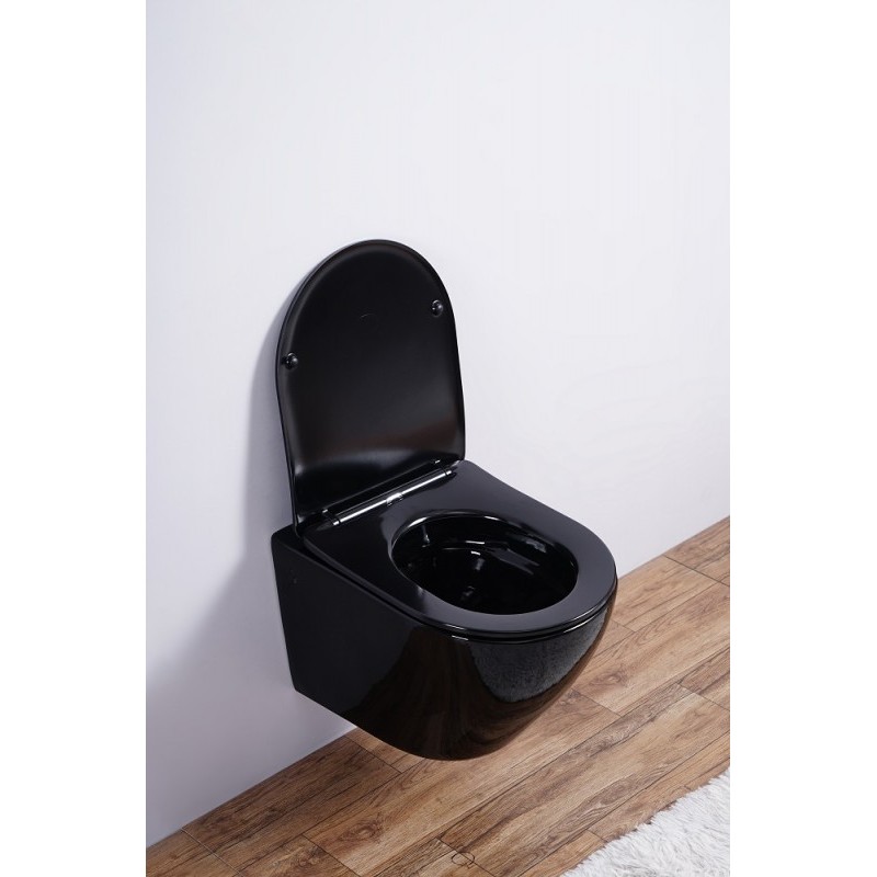 Унитаз подвесной Esbano AZALEA (Black) 480x365x360