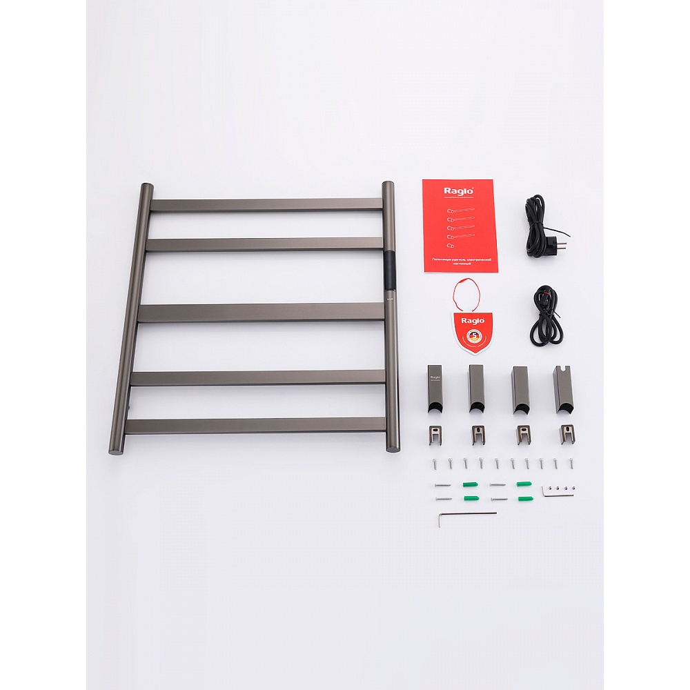 Полотенцесушитель электрический RAGLO R350.01.09 сенсорный с терморегулятором, графит