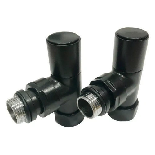 Вентиль запорный угловой Laris г/ш 3/4х1/2 черный матовый ZZ-4701ЧМ 2 шт. от магазина Vanna-Vanna.ru!