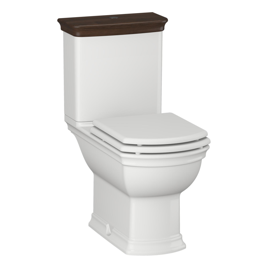 Унитаз-компакт Opadiris Риспекто OS39723A белый, антикварный орех