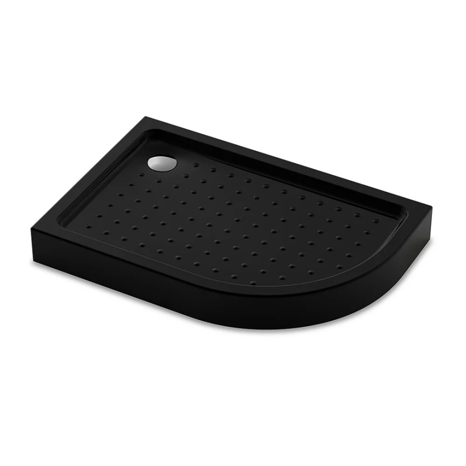 Душевой поддон Veconi Tezeo Acrylic TZ-55LB, 1000х900х150, акрил, черный
