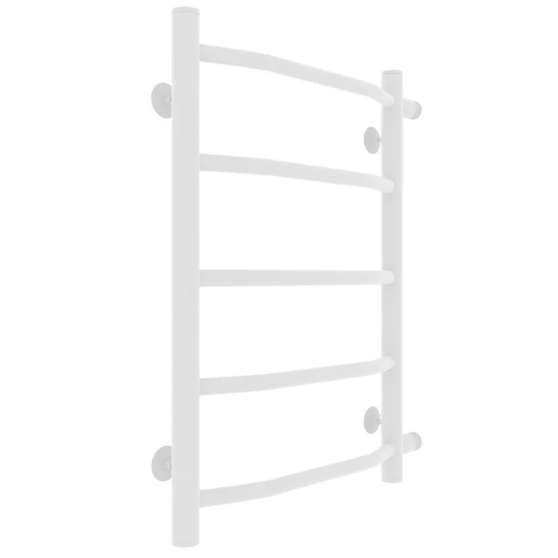 Полотенцесушитель водяной Laris Виктория П5 400х600 МЦ-1 боковой, белый матовый