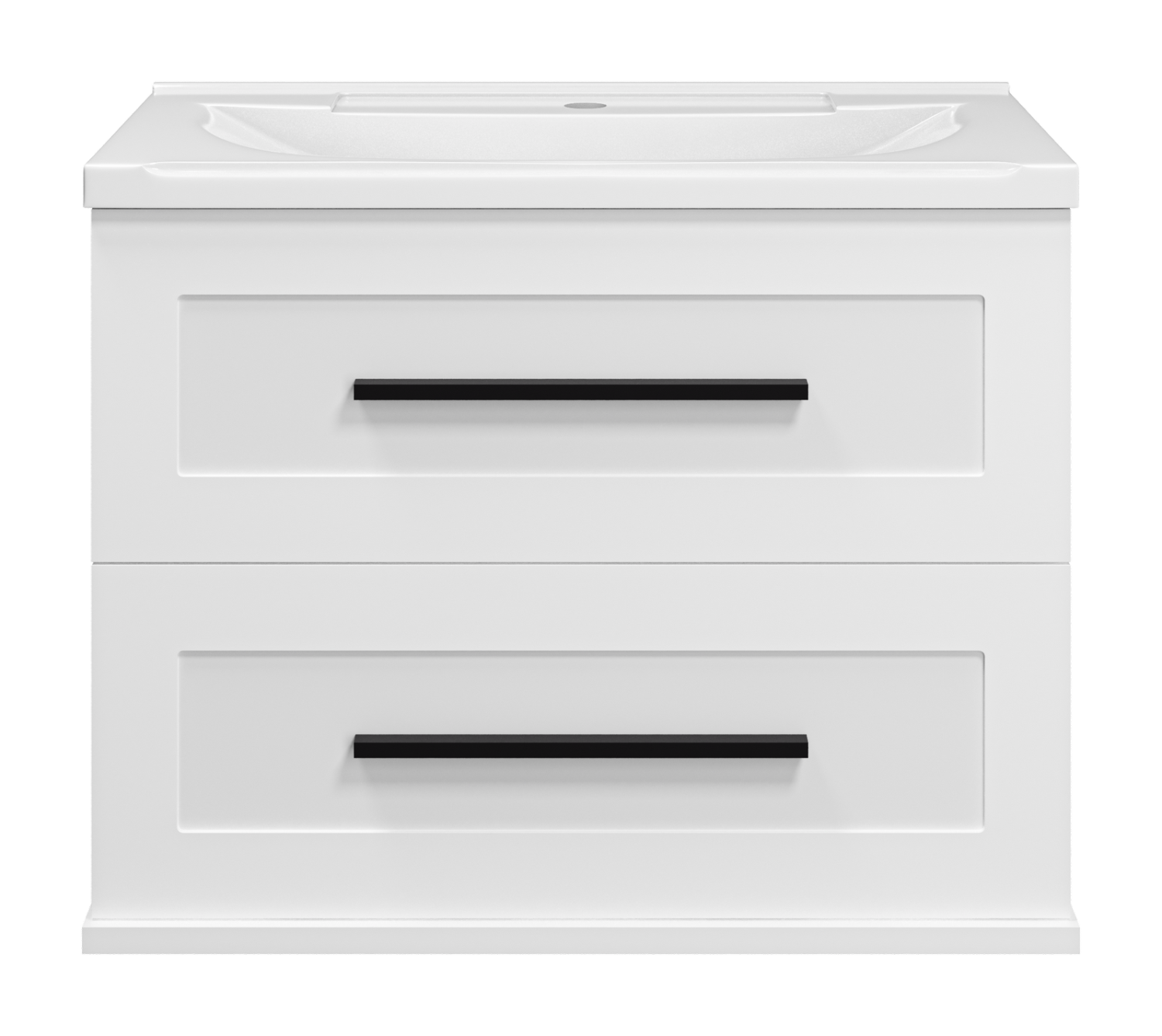 Тумба с раковиной Misty Модерн 70 подвесная, белый