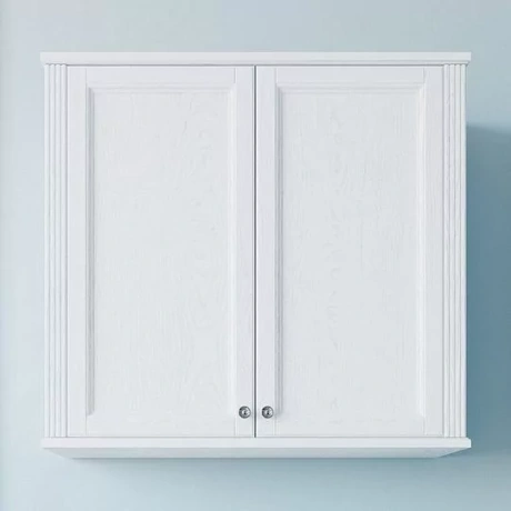 Шкаф навесной ValenHouse Лиора 90 белый, хром