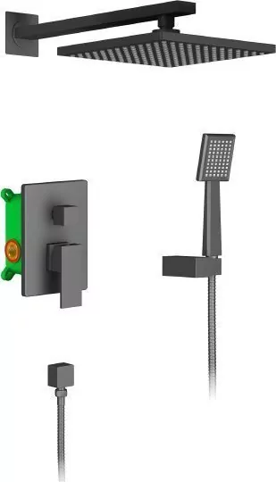 Душевой комплект Timo Selene SX-2069/03SM черный матовый матовый