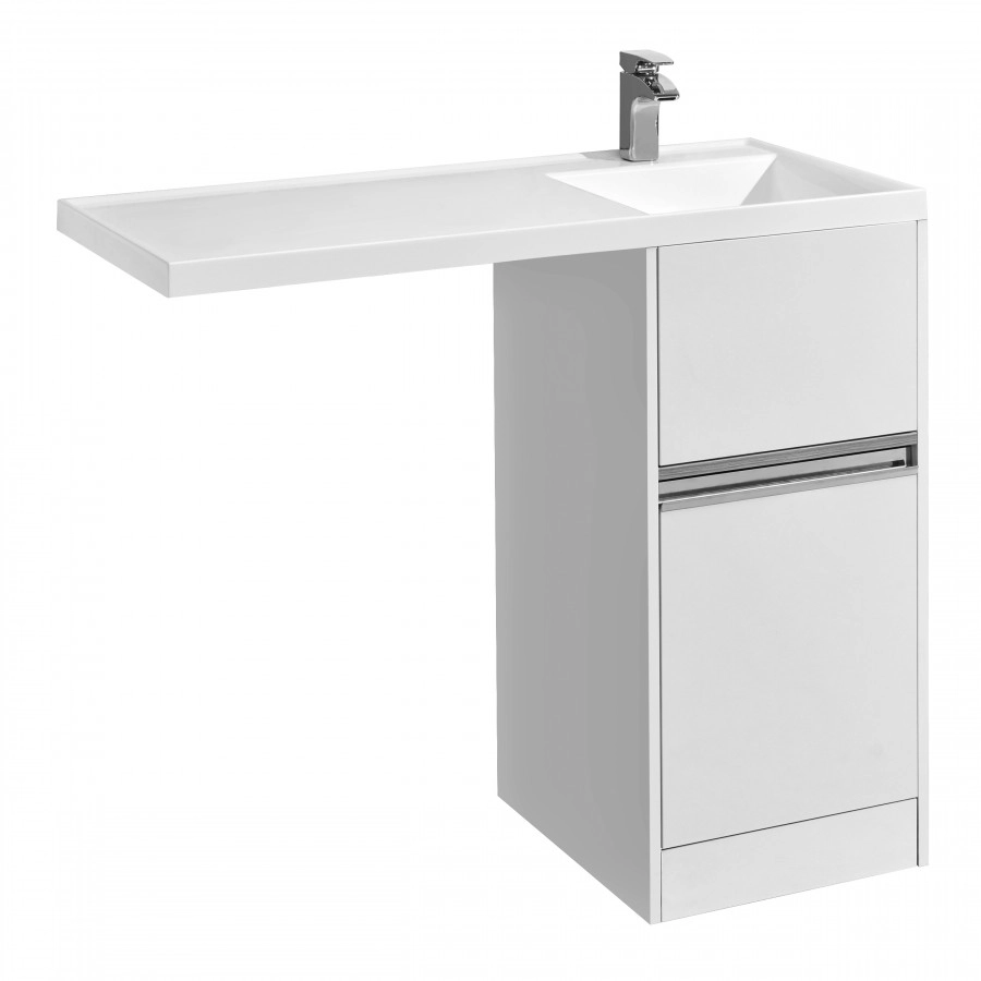 Тумба под раковину AQUATON Лондри 40, белый