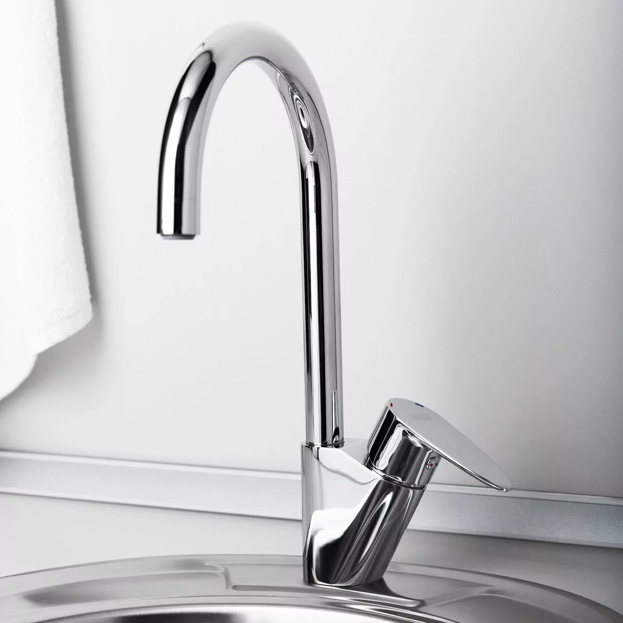 Смеситель для кухни WasserKraft Leine 3507 хром