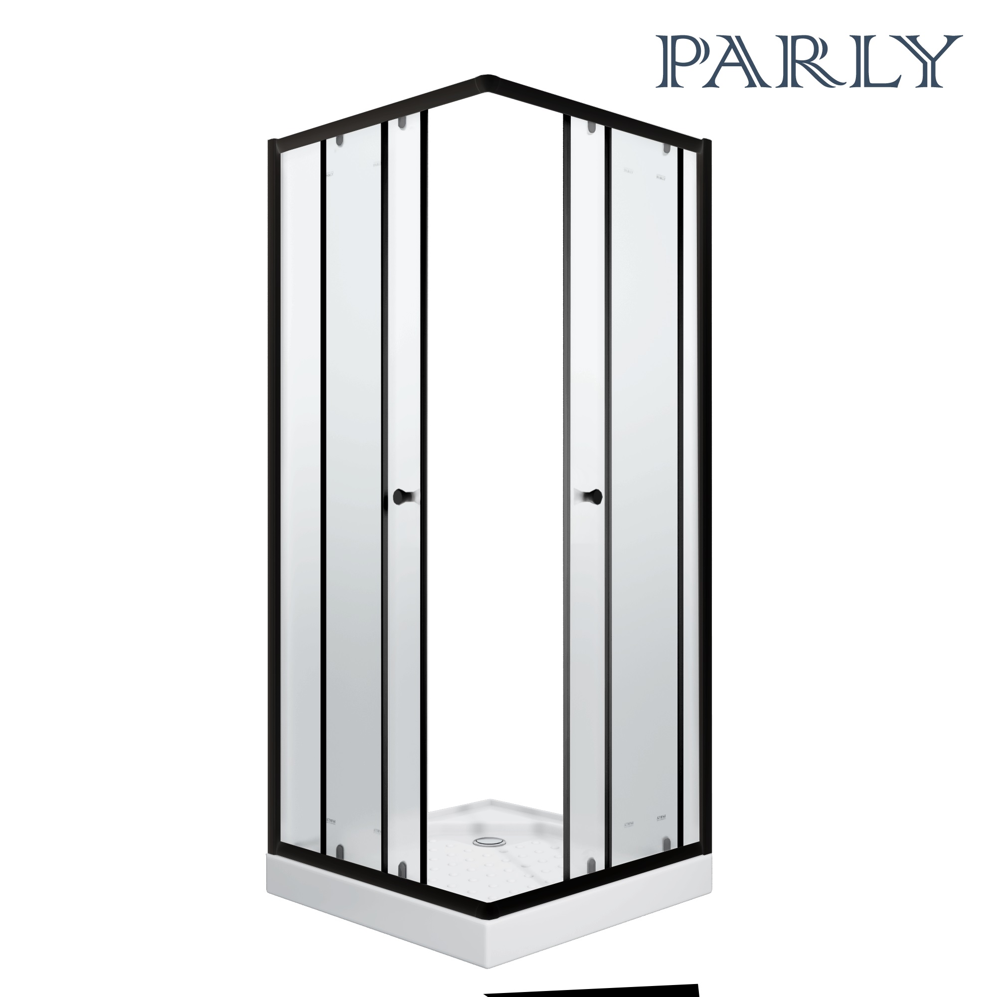 Душевой уголок Parly ZFQ81B с поддоном 80х80