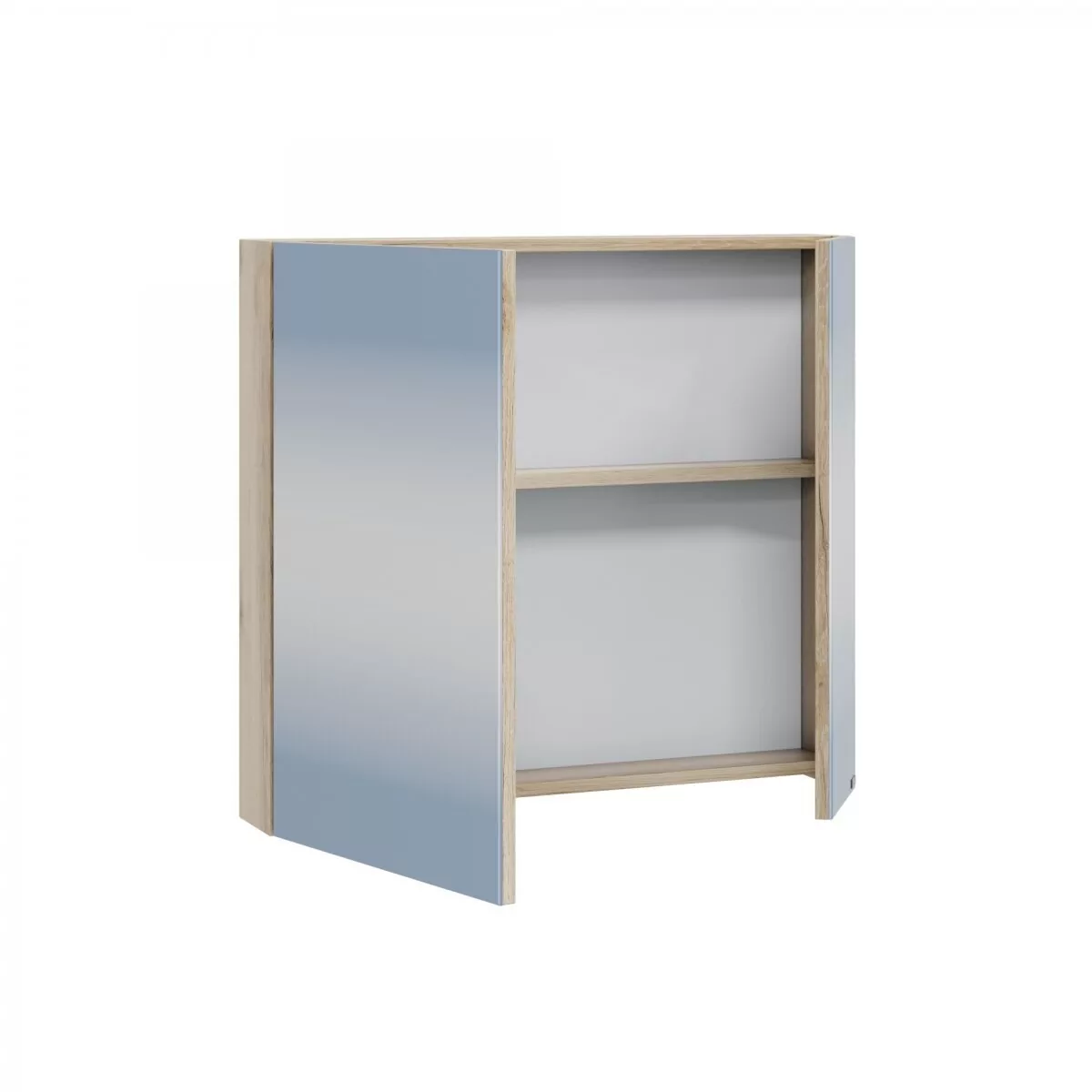 Зеркало-шкаф Санта Сатурн 70 дуб австрийский с белым