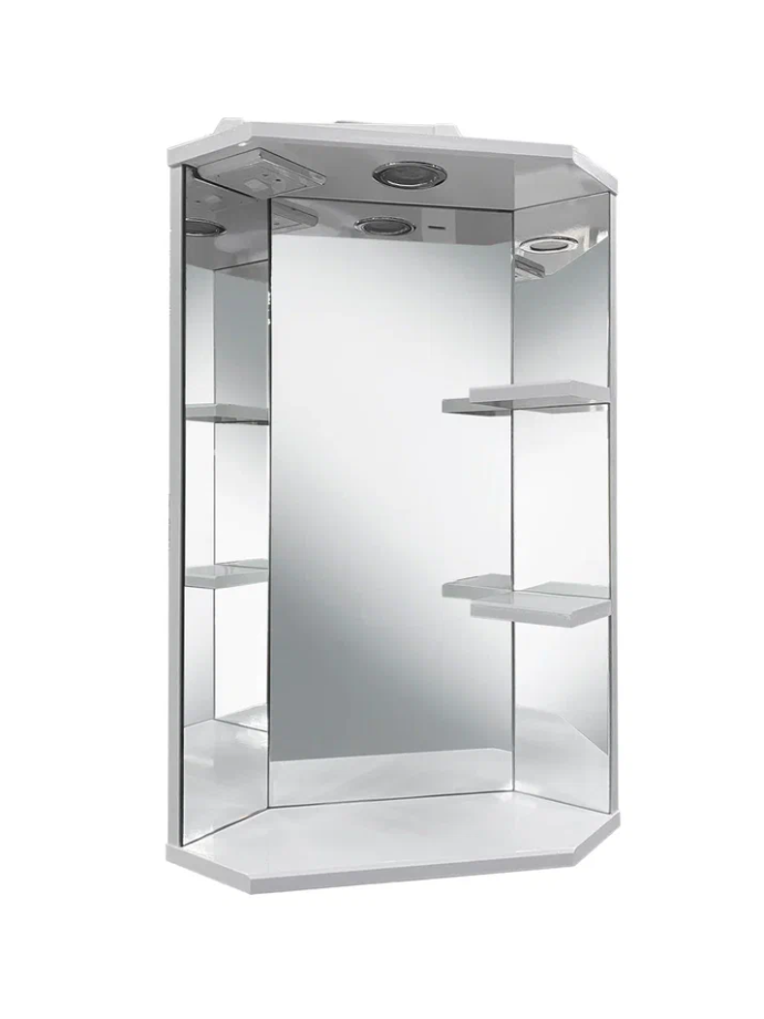 Зеркало Emmy Агата 33 свет, белый