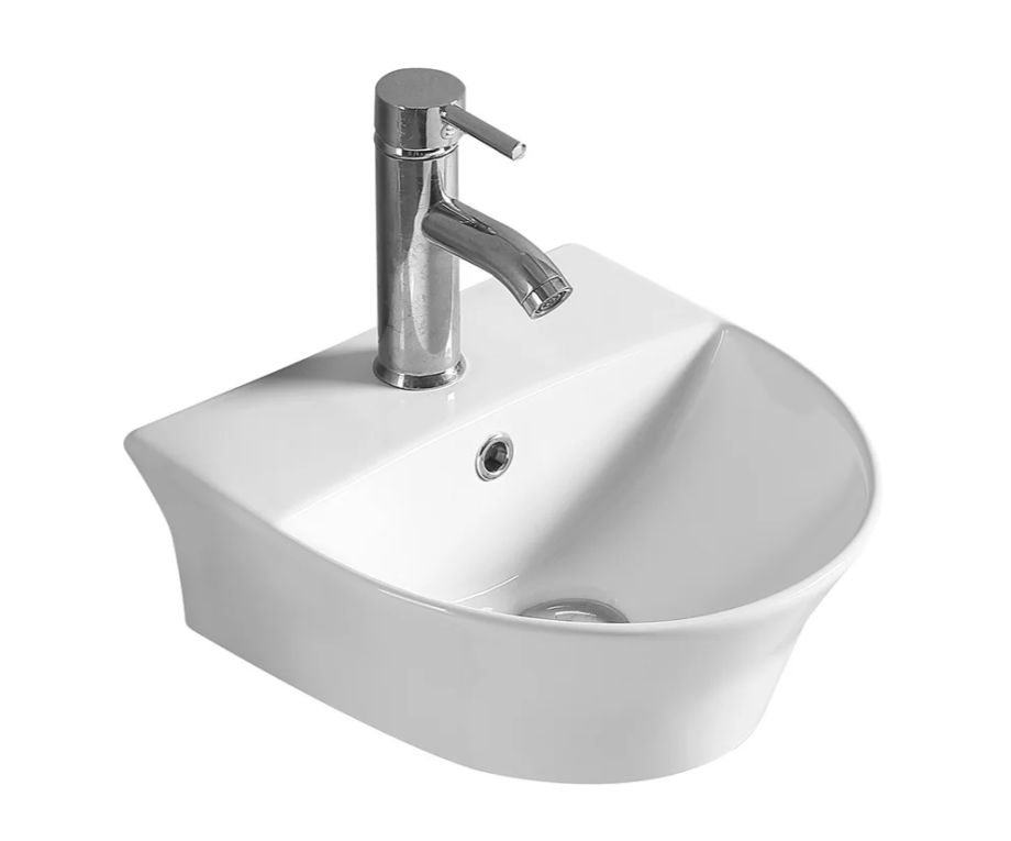 Раковина SantiLine SL-2008 накладная, белая