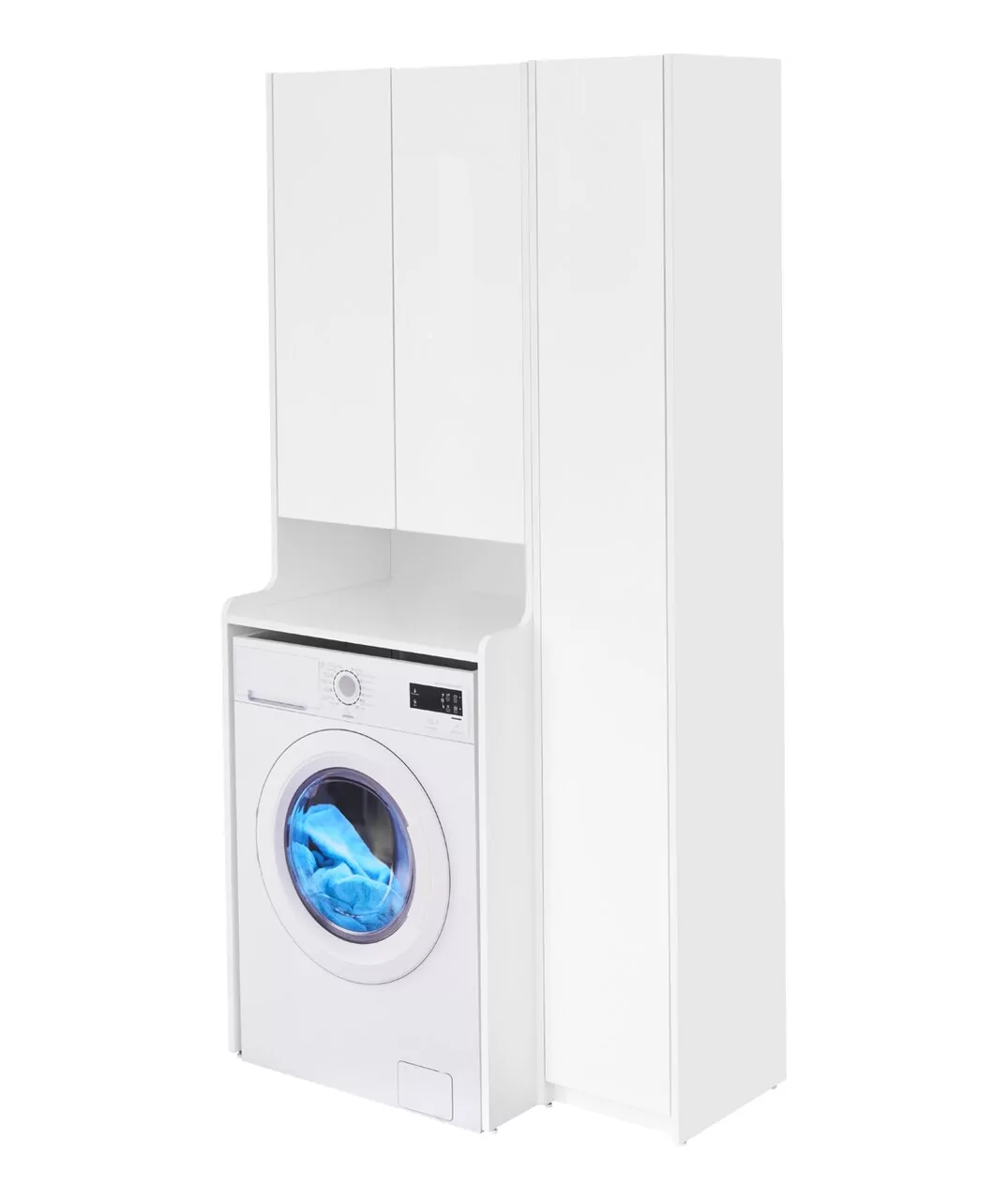 Пенал напольный Aquaton Лондри 30 L/R, белый