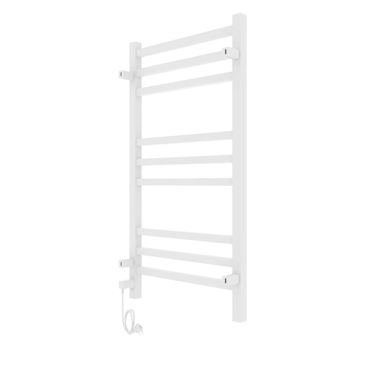Полотенцесушитель электрический Laris Астор ЧК П9 350х700 с терморегулятором, правый, белый матовый