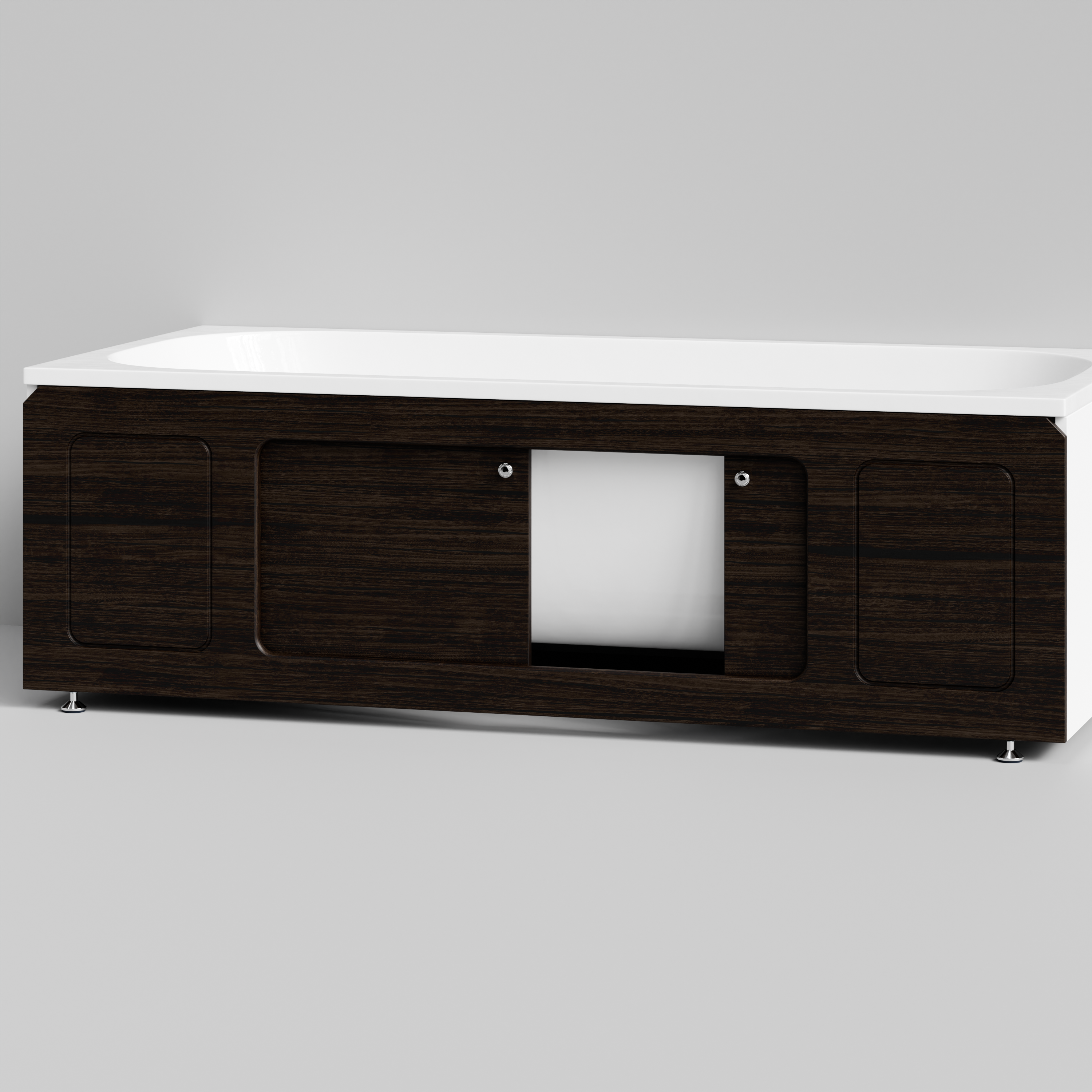 Экран под ванну Vod-ok Лидер 180 раздвижной венге