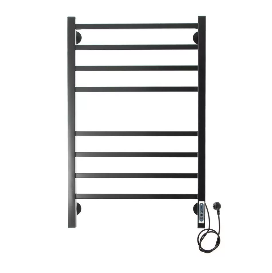 Полотенцесушитель электрический Domoterm Квадро П8 500x800 EK R правый, черный