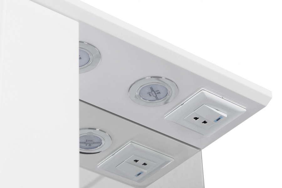 Зеркало со шкафчиком Aquaton Панда 50, L, белый