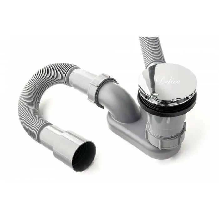 Слив-перелив для ванны автомат Delice DLR000014 Хром