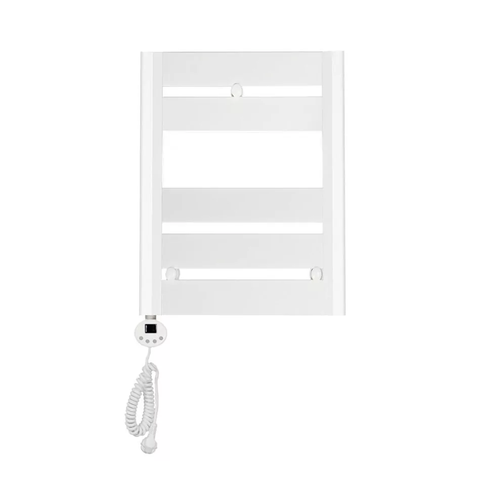 Полотенцесушитель электрический Domoterm Афина П5 400х600 EL левый, белый матовый