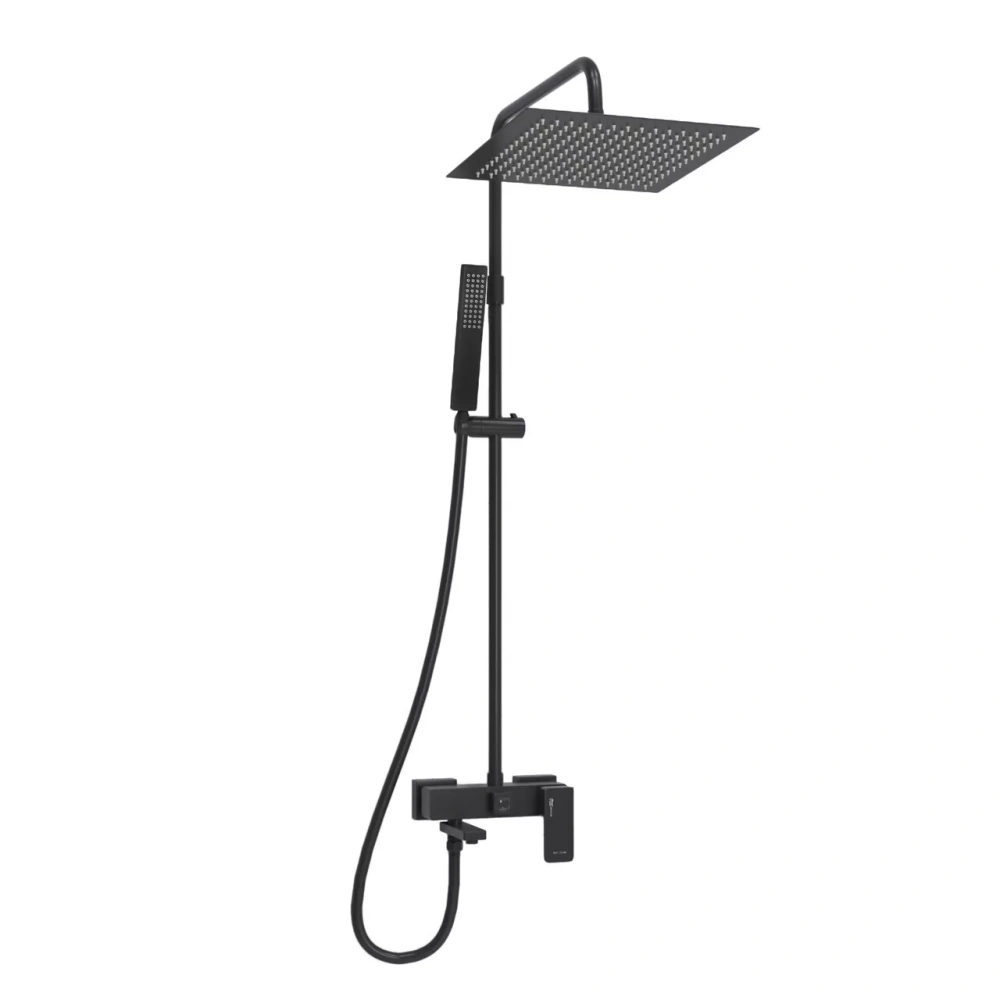 Душевая стойка WasserKraft Abens A277.162.218.BM черный Soft-touch от магазина Vanna-Vanna.ru!