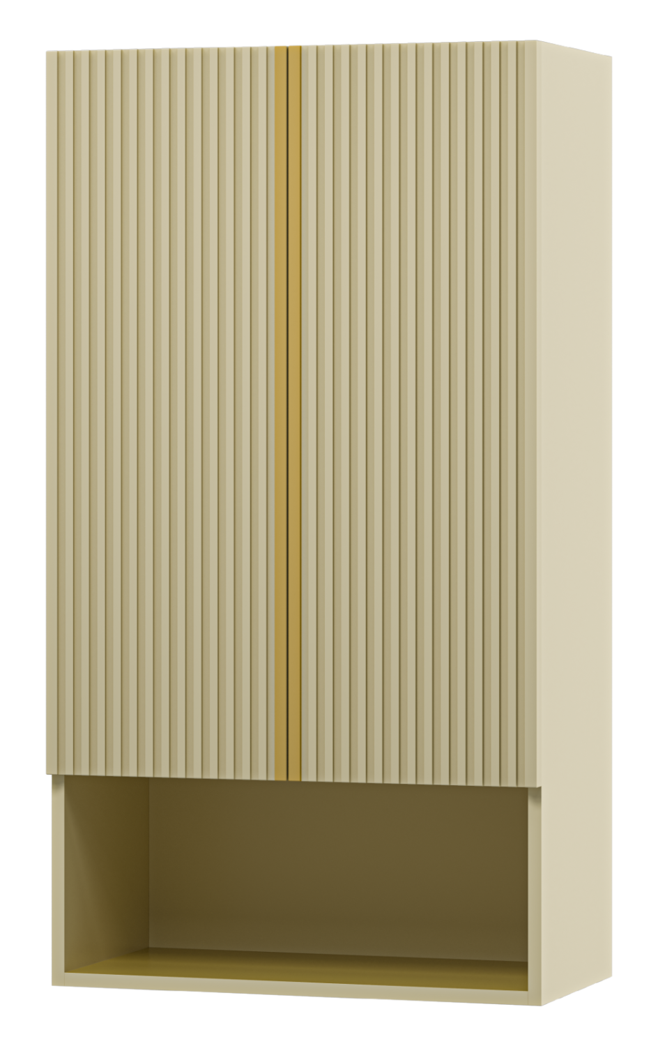 Шкаф навесной Brevita Vega 60 бежевый/золото