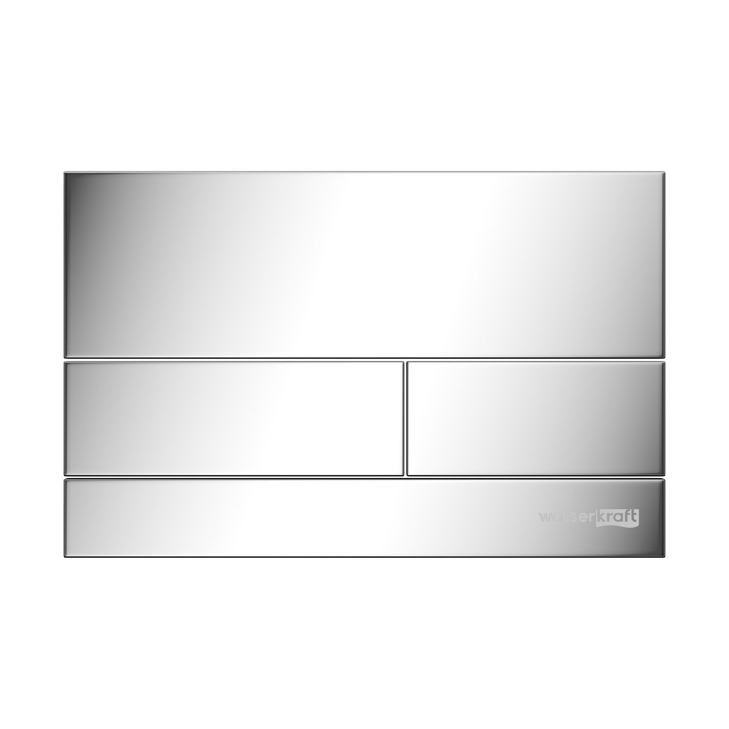 Смывной бачок WasserKraft Aller 10TLT.031.ME.CH04 скрытого монтажа, с кнопкой хром