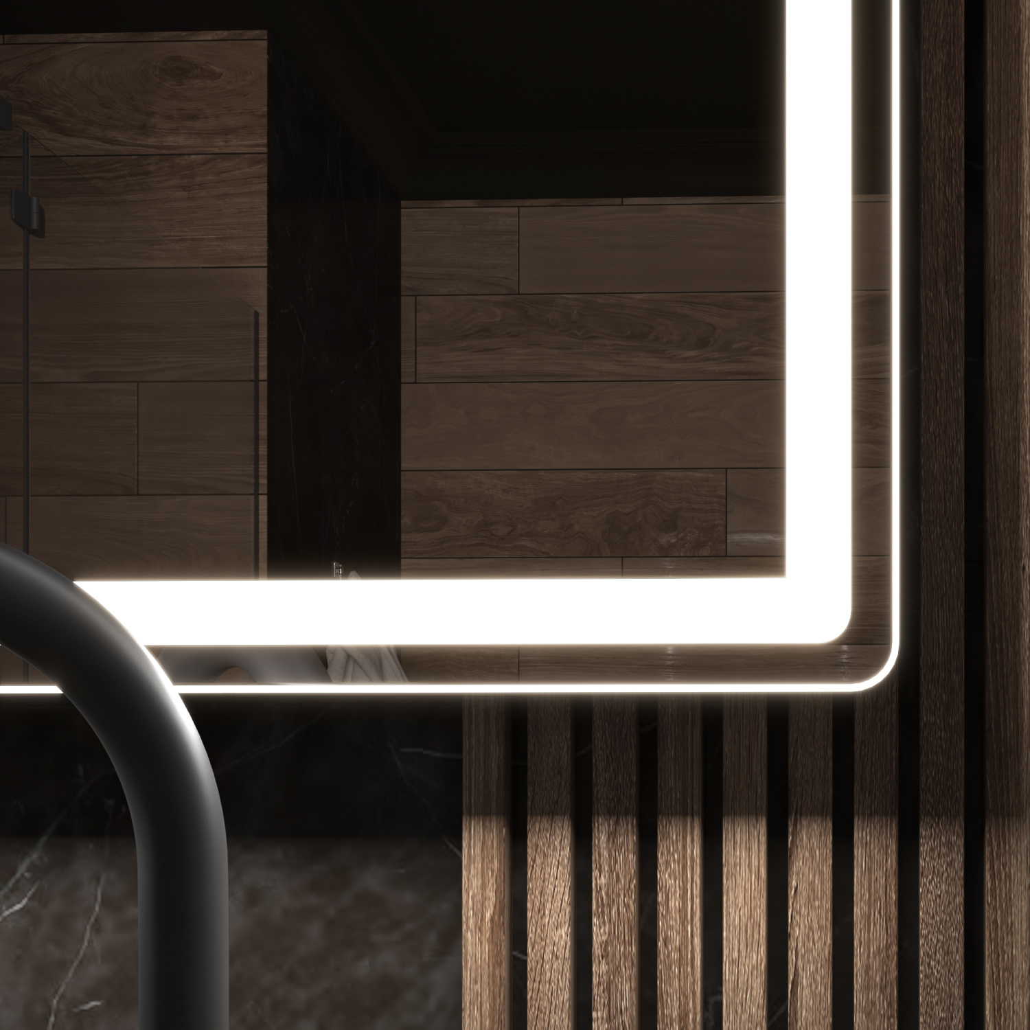 Зеркало Vigo Roberta Comfort 100 свет, сенсор, антизапотевание