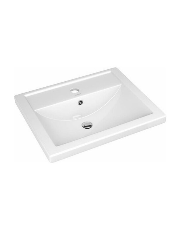 Тумба напольная SanStar Diva 60 с раковиной Фостер 60 Дуб вотан, графит софт