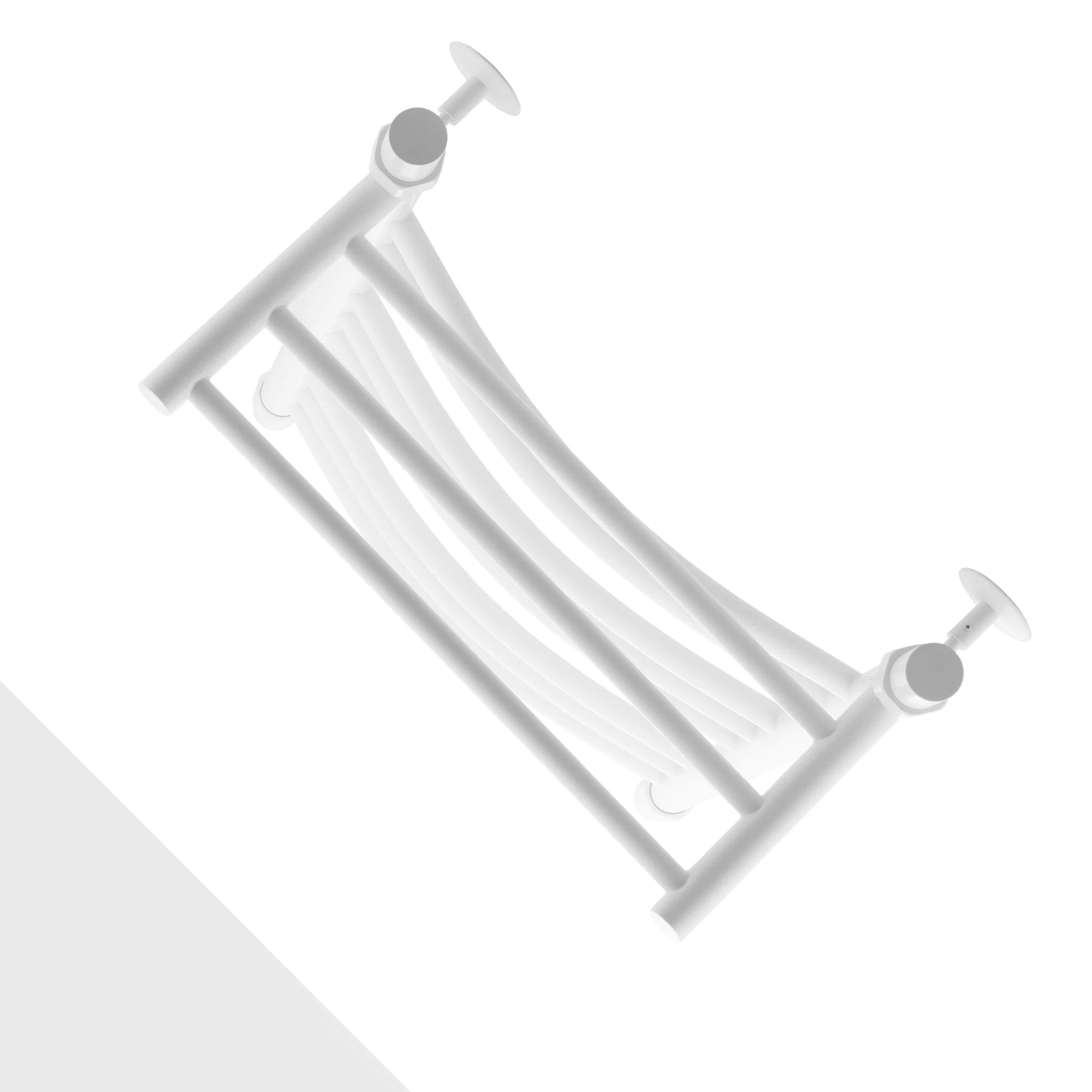 Полотенцесушитель водяной Energy Prestige Modus 800x400 белый, лесенка с полкой, нержавеющая сталь, подключение 3/4"