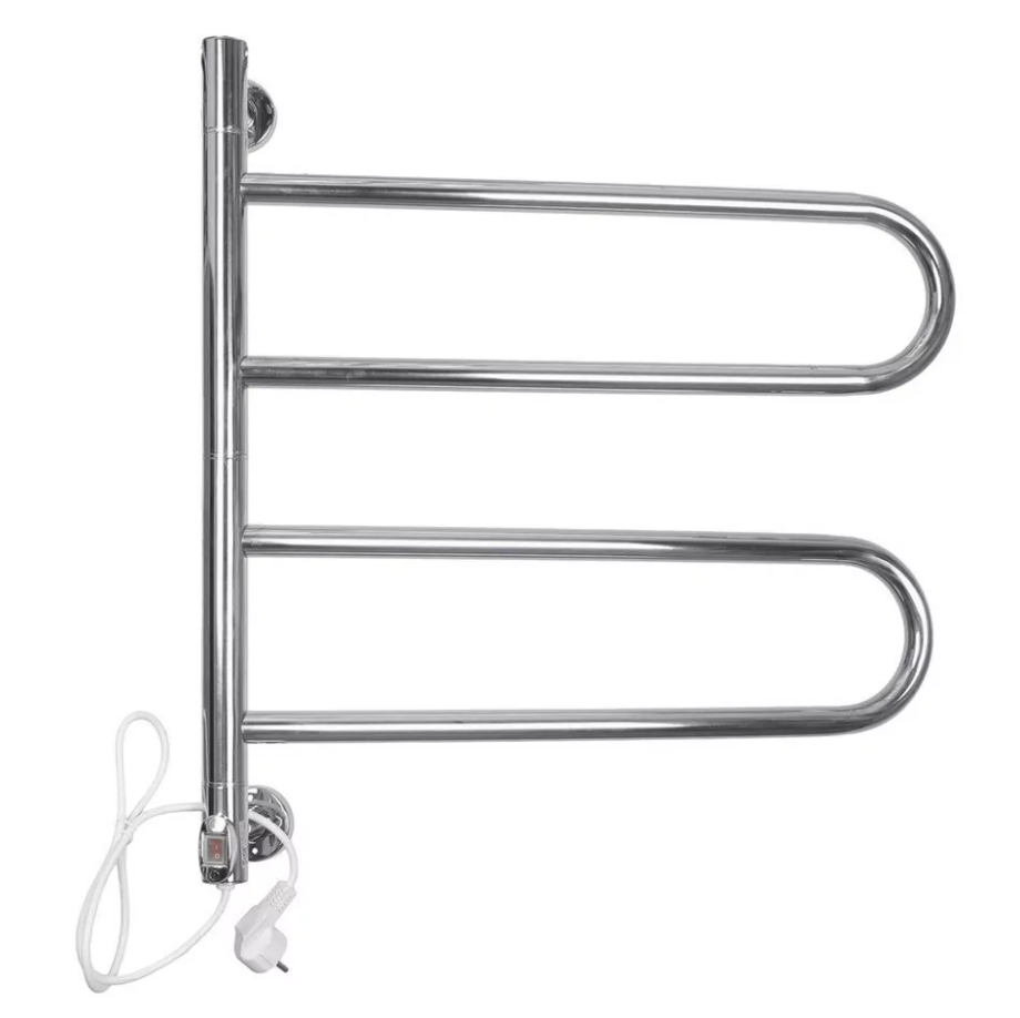 Полотенцесушитель электрический Сальса Domoterm DMT 108F П4 65х50 поворотный, хром