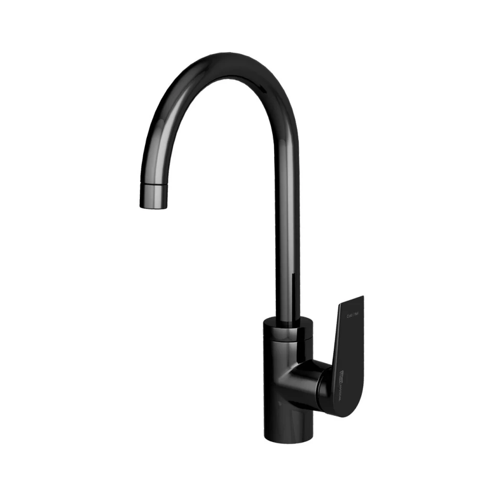 Смеситель для кухни WasserKraft Glan 6607 черный глянец от магазина Vanna-Vanna.ru!