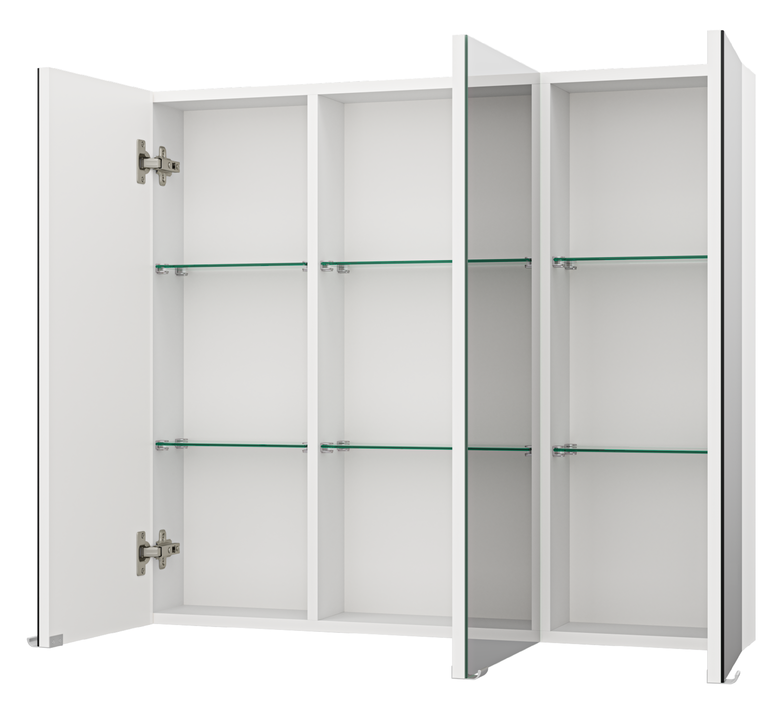 Зеркало-шкаф Misty Аура 90 белый