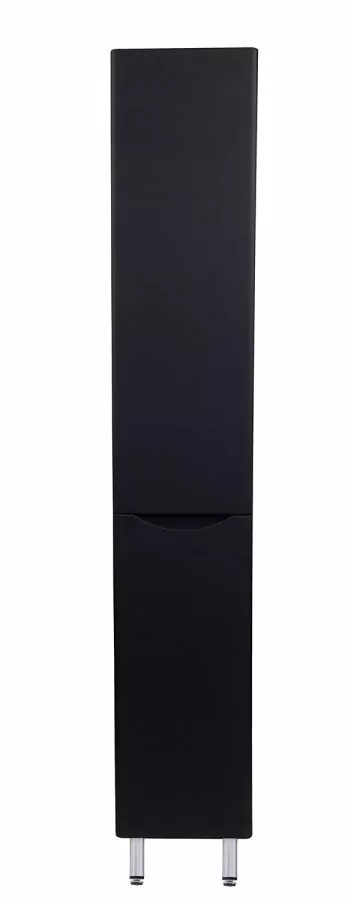 Пенал Style Line Бергамо 30 R напольный, с корзиной, черный