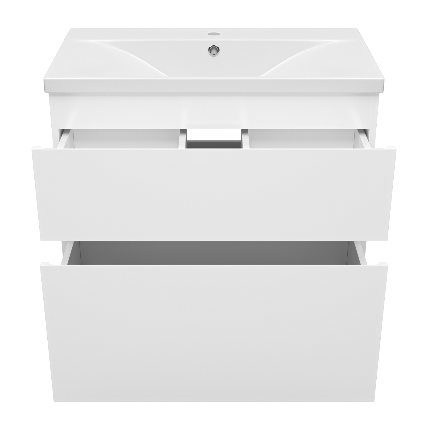 Тумба с раковиной Misty Лаки 80 белый