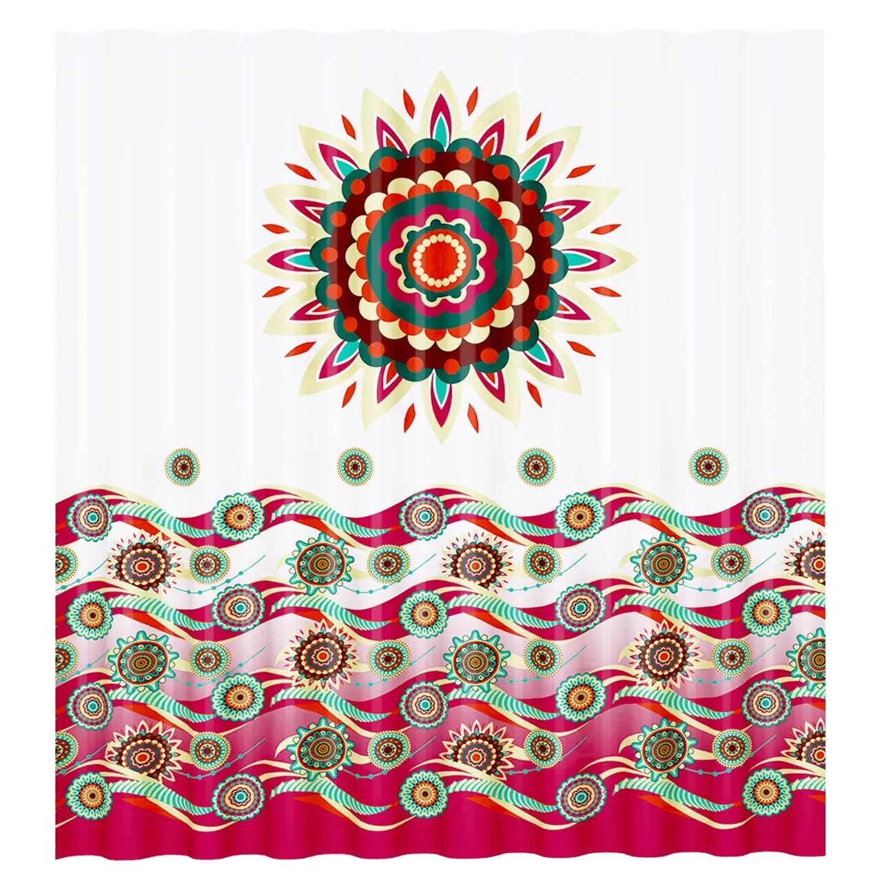 Тканевая шторка WasserKraft Isen SC-40101,