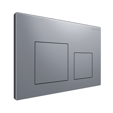 Клавиша смыва для инсталляции Terminus Classic кнопка квадрат, цвет хром