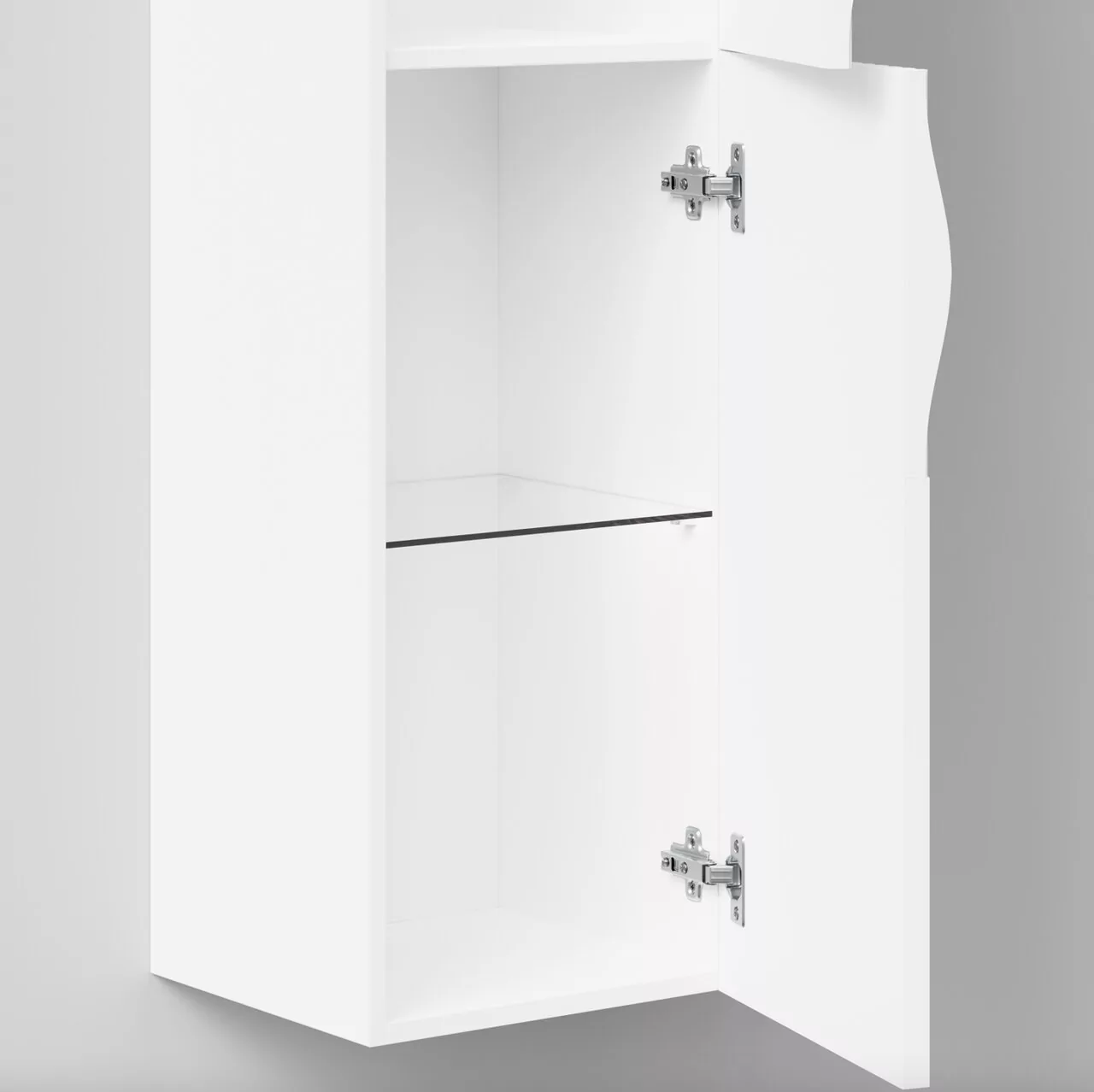 Пенал Vod-ok Elite Эйфория 35 L/R подвесной, F6 полосы вертикальные, белый + 7 цветов