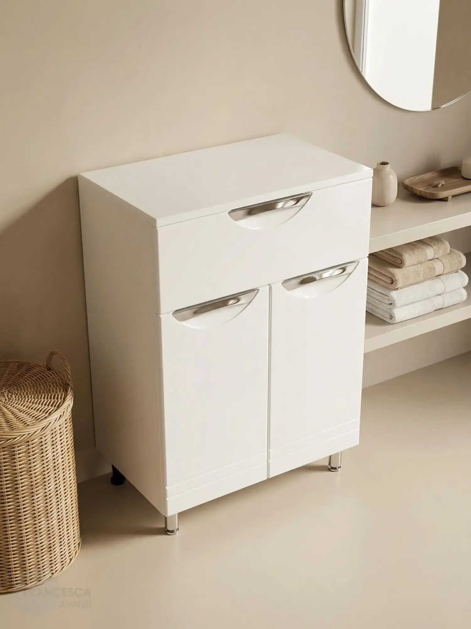 Тумба-комод Francesca Доминго 50 белая