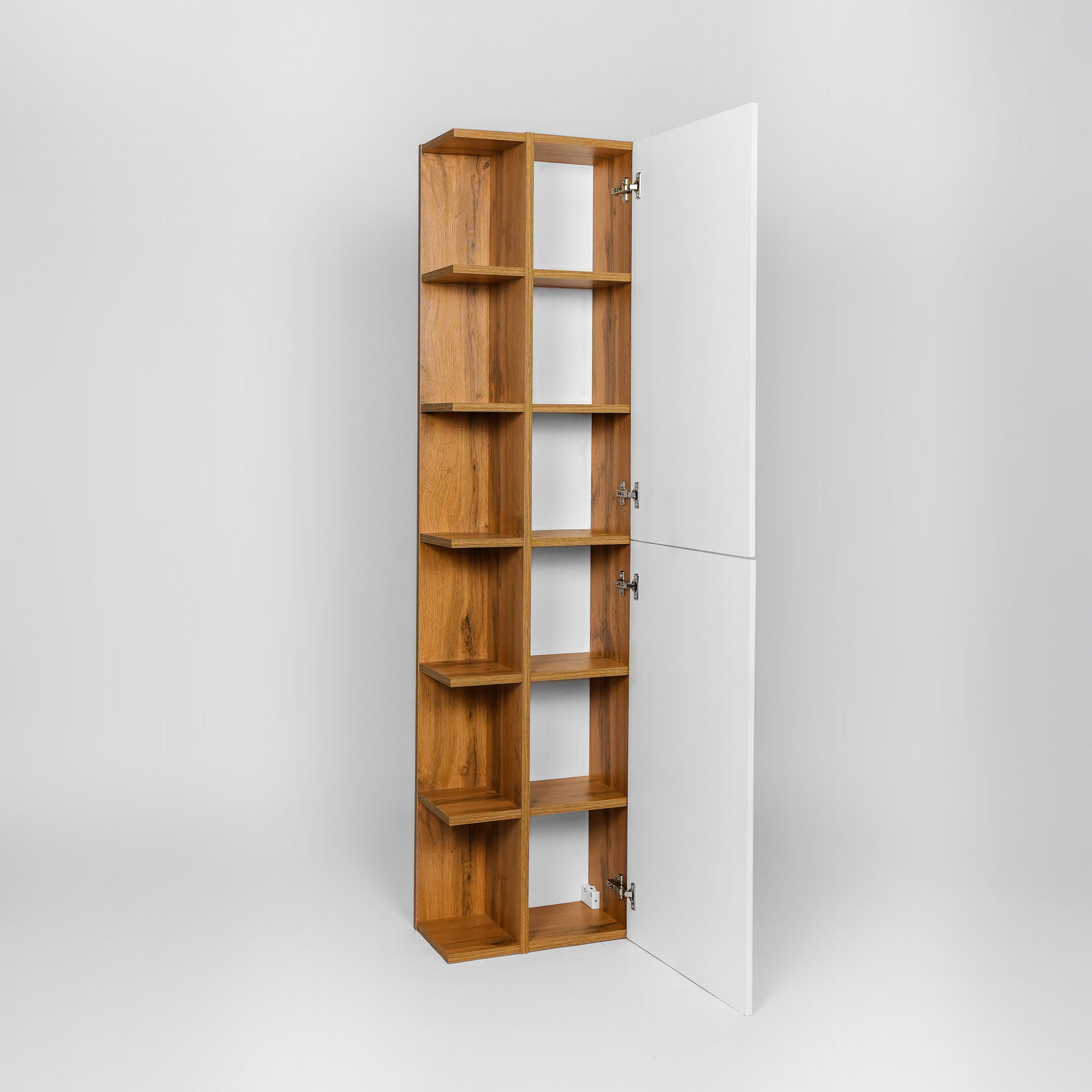 Пенал подвесной Viant Бостон 40 L/R белый/дуб вотан