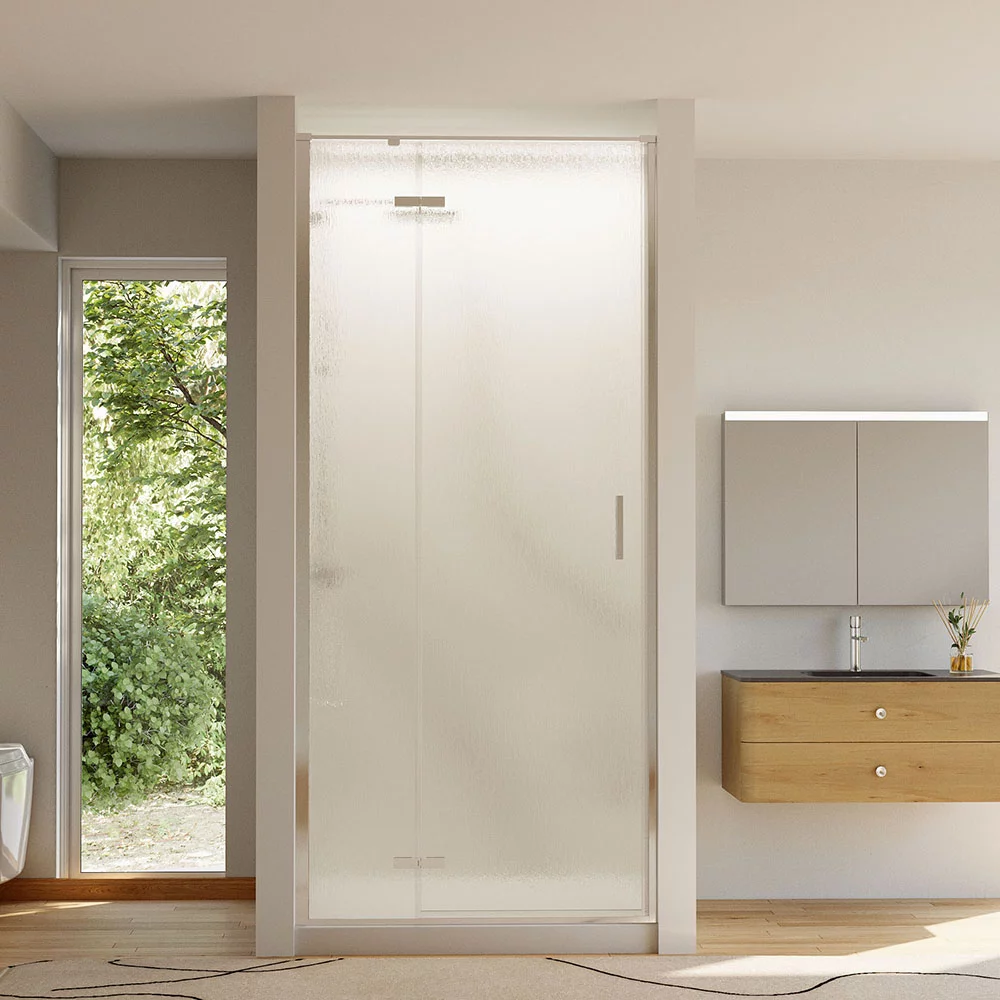 Душевая дверь Veconi Vianno VN-73R/L, 1000x1950, Хром, стекло дождь