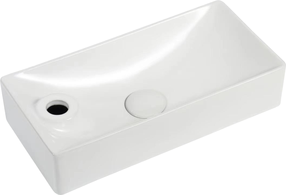 Раковина SantiLine SL-2023 R накладная, белая