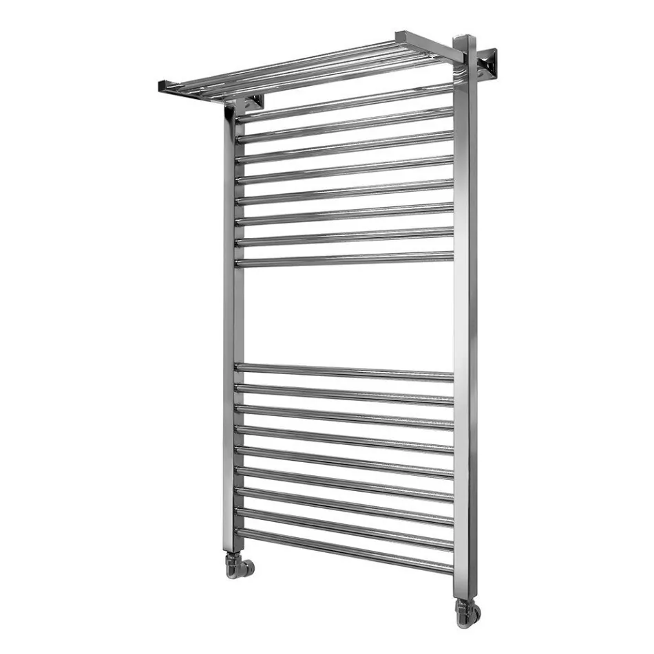 Полотенцесушитель водяной Energy Quadro Modus 1000x500 с полкой, хром