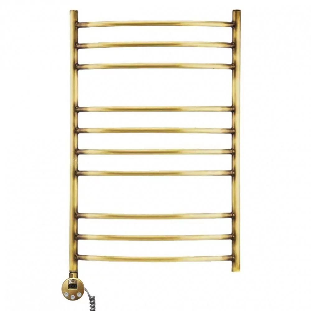 Полотенцесушитель электрический Domoterm Калипсо П10 500x800 EL левый, античная бронза